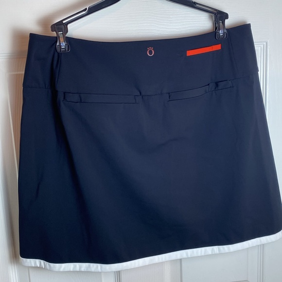 Kinona Simply Sassy Golf Skort Black White Size XL Sporty Performance Apparel - Picture 6 of 9